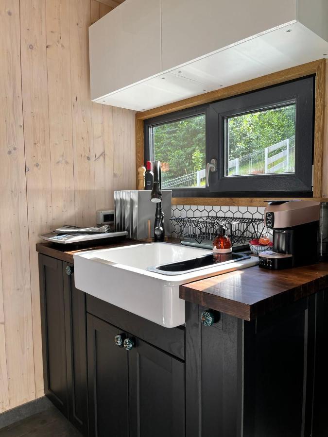 فيلا Bramble Tiny House Zărneşti المظهر الخارجي الصورة